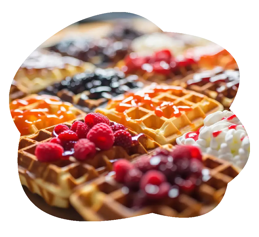 Live Waffle Making